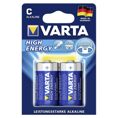 BLISTER 2 BATTERIE VARTA MEZZA TORCIA \"C\"